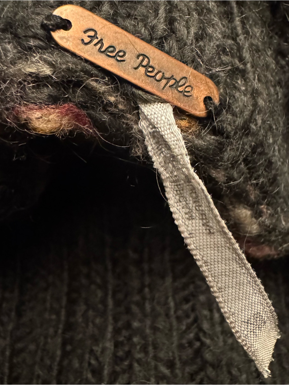 Free People Short Sleeve Cowl Neck Wool/Acrylic/Alpaca Blend Sweater Size XS - Picture 9 of 11